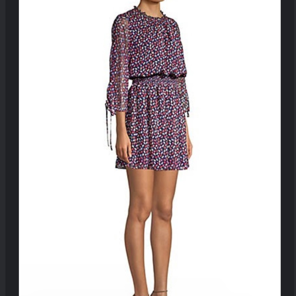 Shoshanna Arandi Silk Floral Blouson Dress View 2